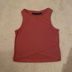 Front cross tank top